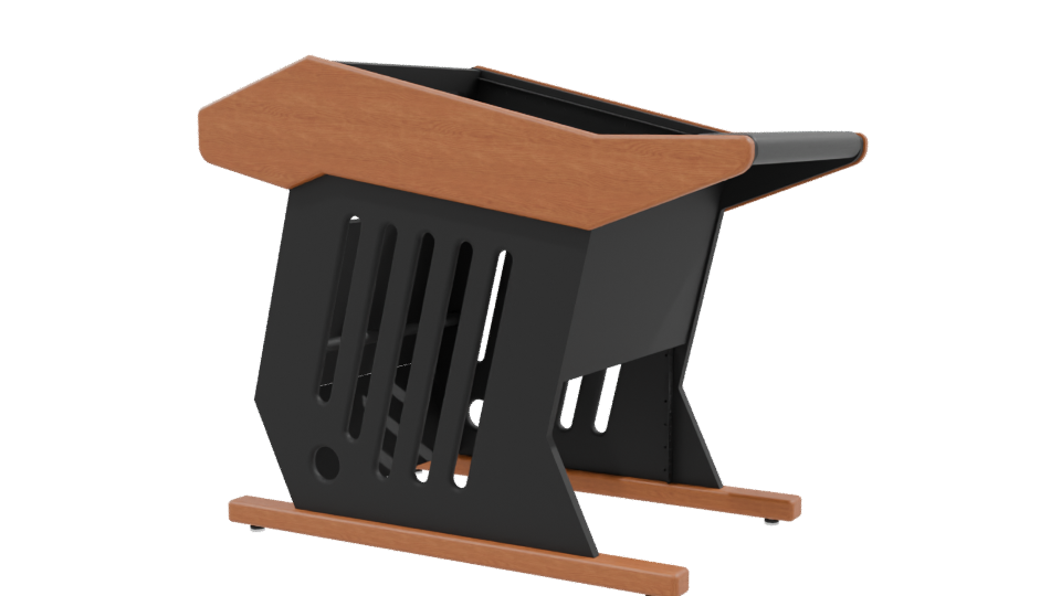 Stylish Shopping Cart 3D Model - Professional 3D Model Render 9