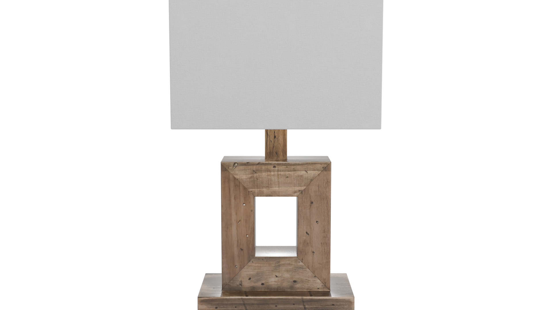 Stylish Wood Table Lamp - Professional 3D Model Render 11