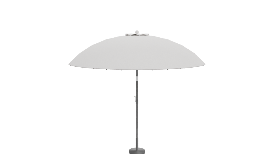 Stylish Outdoor Umbrella Model - Professional 3D Model Render 11