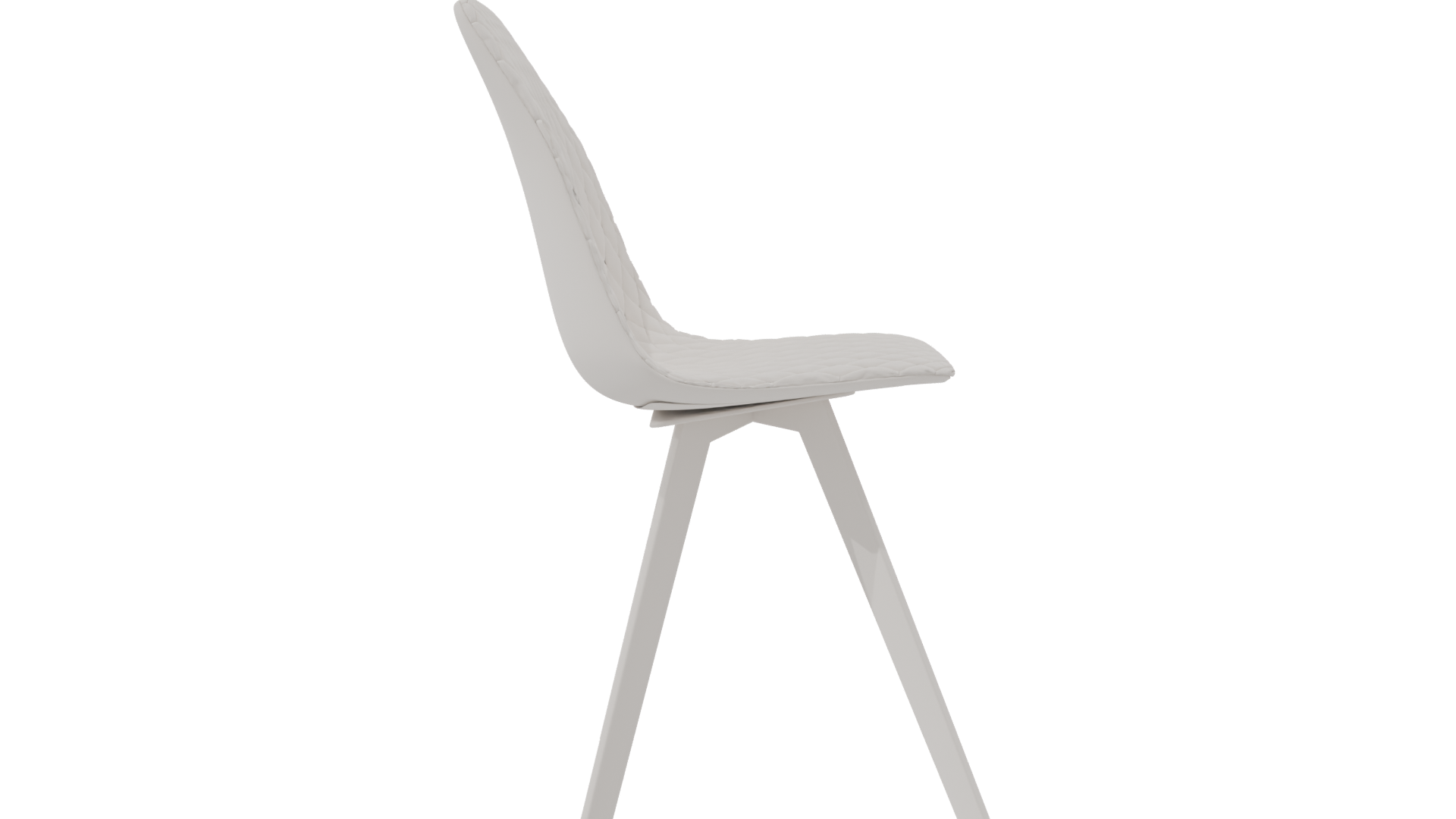 Stylish Textured Dining Chair Model - Professional 3D Model Render 3