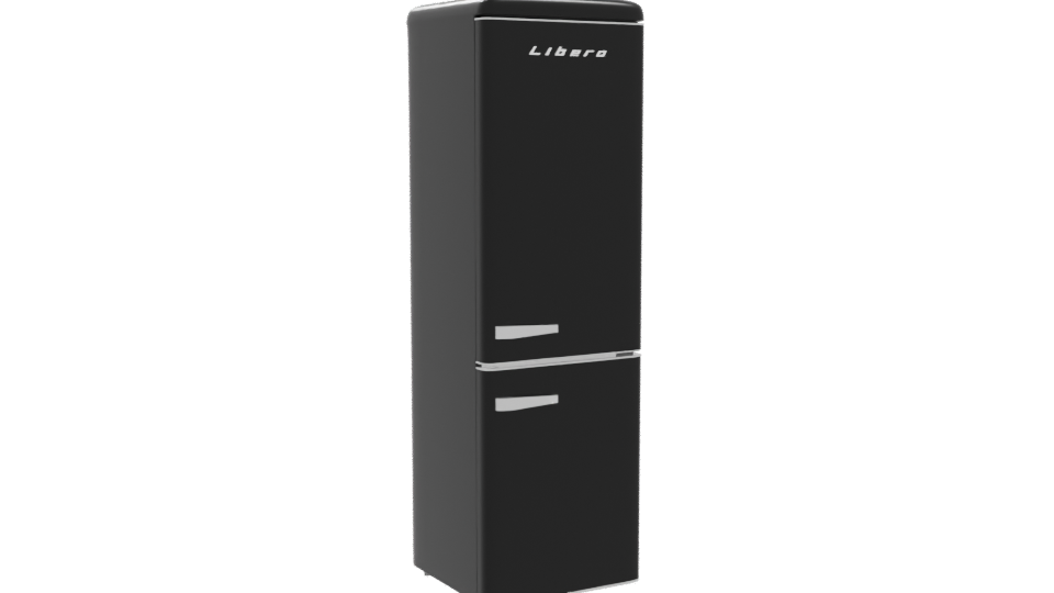 Sleek Modern Refrigerator Model - Professional 3D Model Render 10