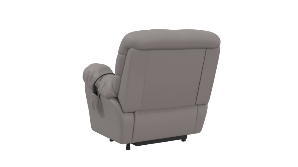 Stylish Recliner Armchair 3D Model - Professional 3D Model Render 4