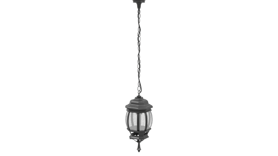 Elegant Hanging Lantern 3D Model - Professional 3D Model Render 3