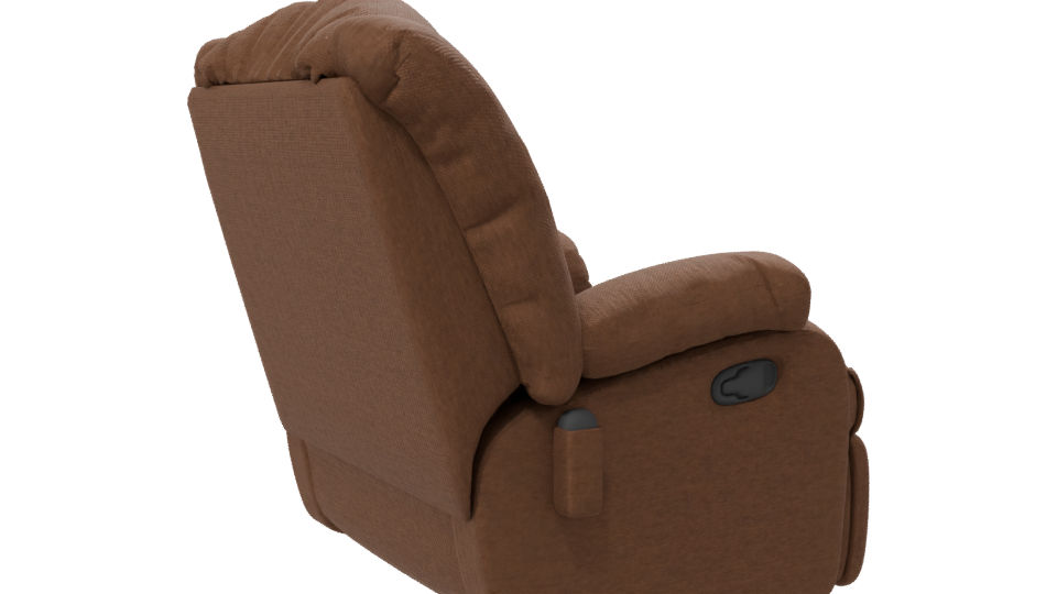 Cozy Recliner Chair Model - Professional 3D Model Render 7