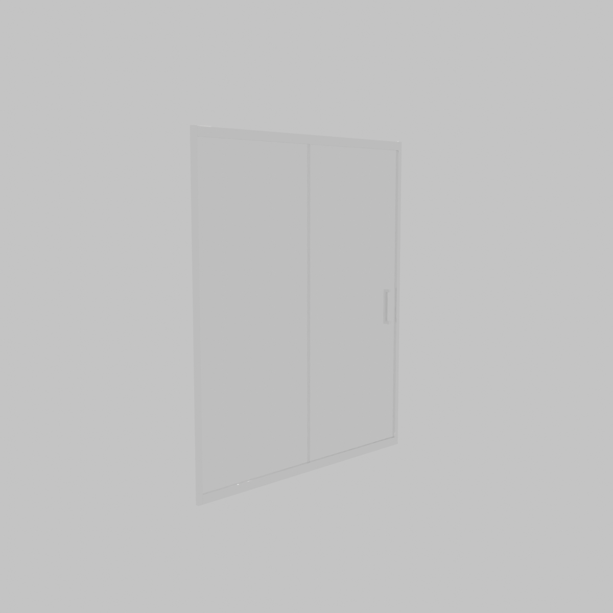 Mampara corredera frontal light 160x190 cm 6mm