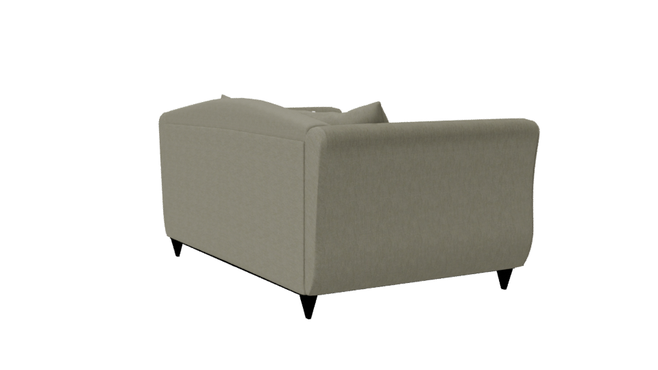 Modern Fabric Sofa with Cushions 3D Model - Professional 3D Model Render 7