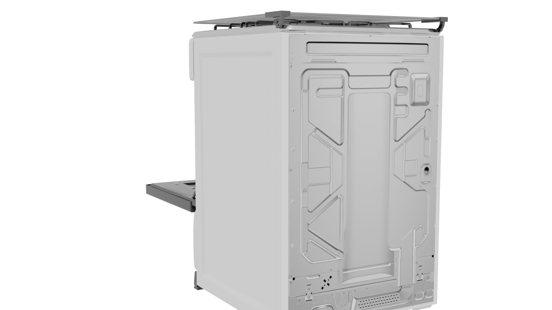 Stylish Gas Stove 3D Model - Professional 3D Model Render 4