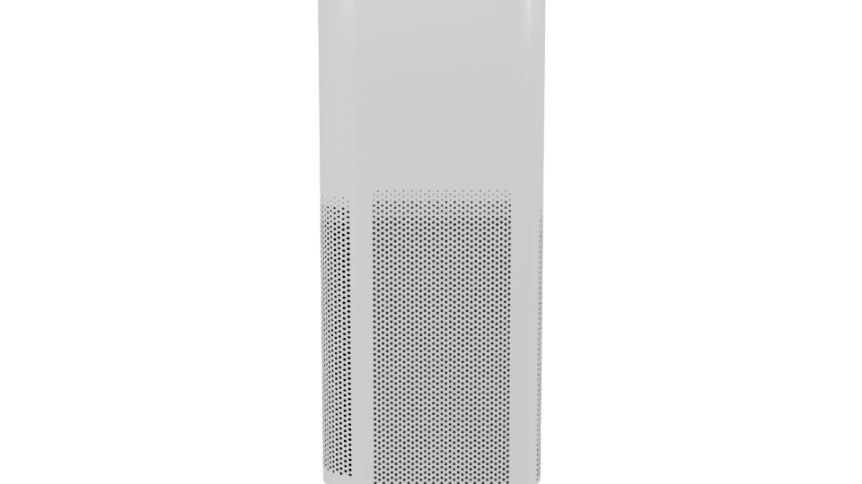 Contemporary Air Purifier 3D Model - Professional 3D Model Render 2