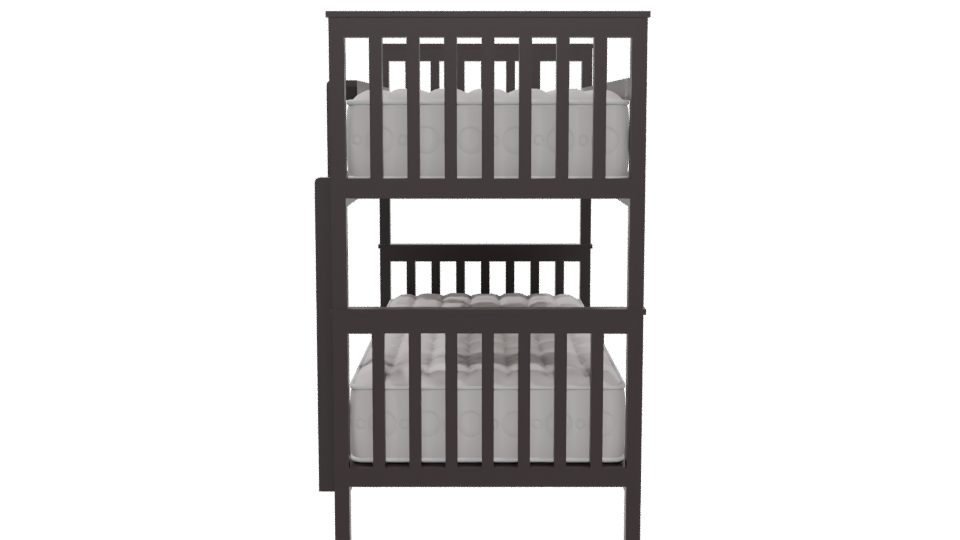 Stylish Baby Crib 3D Model - Professional 3D Model Render 5