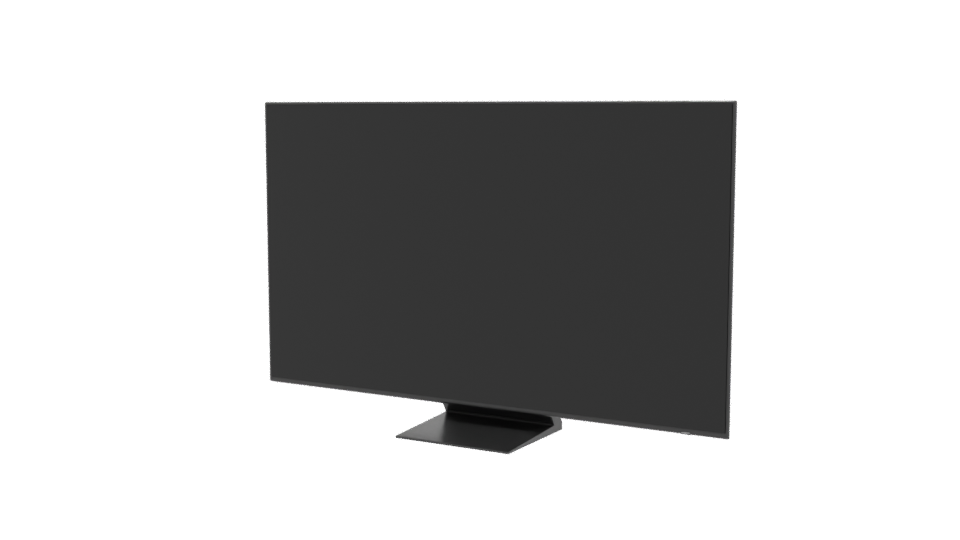 Sleek Modern TV Display 3D - Professional 3D Model Render 12