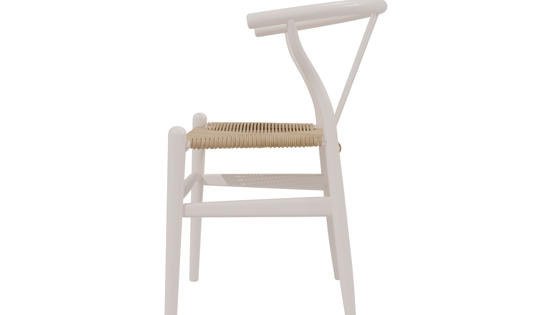 Stylish Minimalist Dining Chair Model - Professional 3D Model Render 2