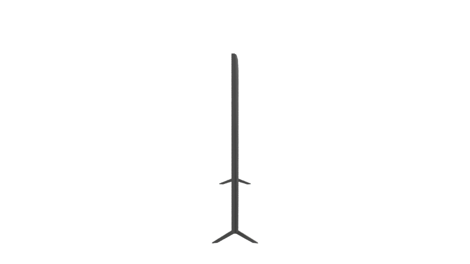 Sleek Ultra-Thin LED TV 3D Model - Professional 3D Model Render 2