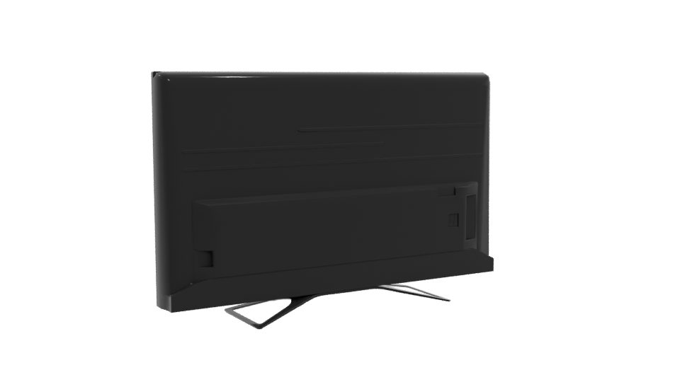 Sleek Modern Television 3D Model - Professional 3D Model Render 4