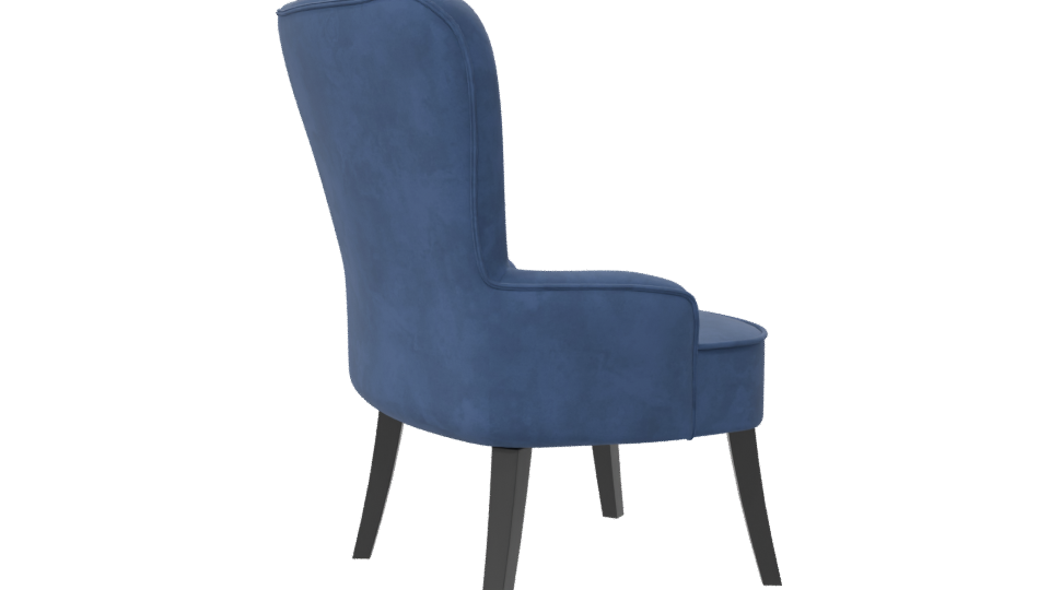 Stylish Fabric Accent Chair 3D - Professional 3D Model Render 7