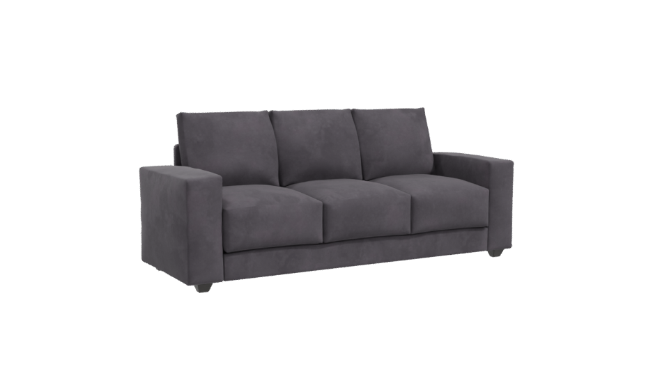Contemporary 3-Seat Sofa Model - Professional 3D Model Render 10