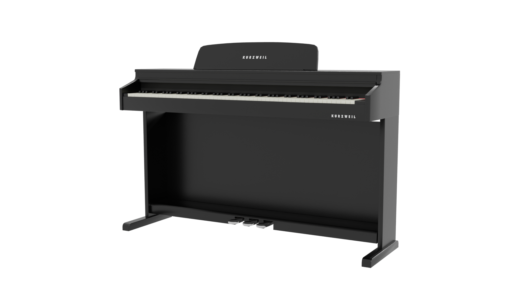 Elegant Digital Piano Model 3D - Professional 3D Model Render 12