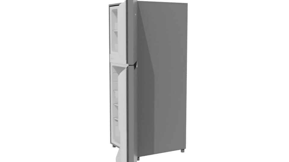 Stylish Double Door Refrigerator 3D - Professional 3D Model Render 13