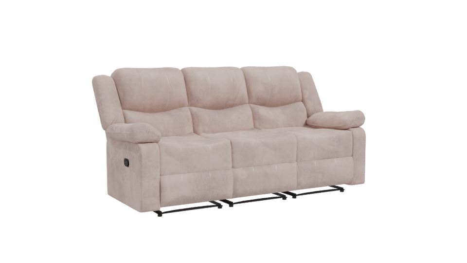 Stylish Reclining Sofa Model - Professional 3D Model Render 10