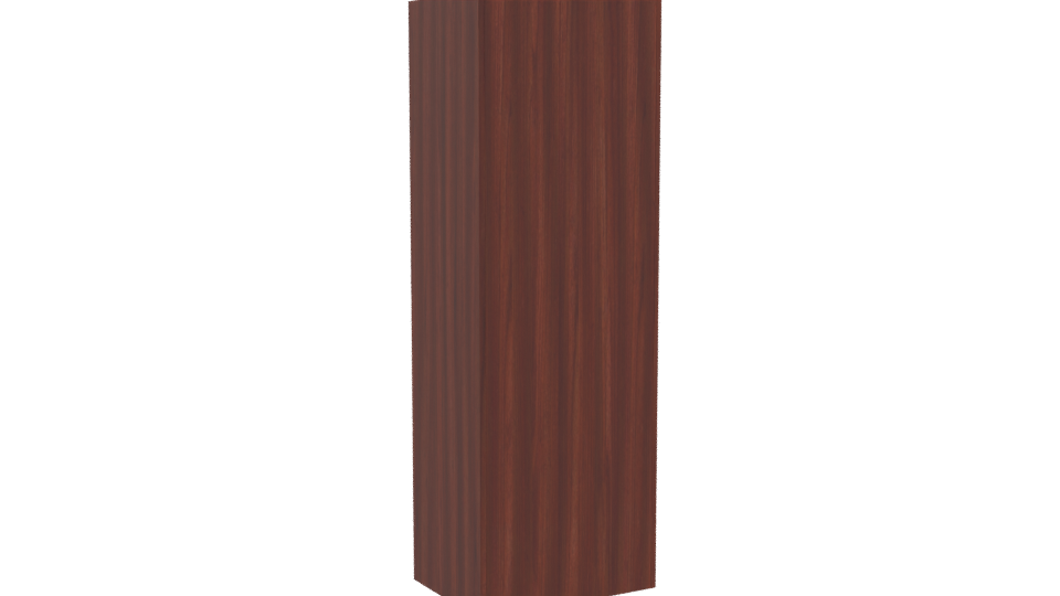 Stylish Wooden Cabinet 3D Model - Professional 3D Model Render 4