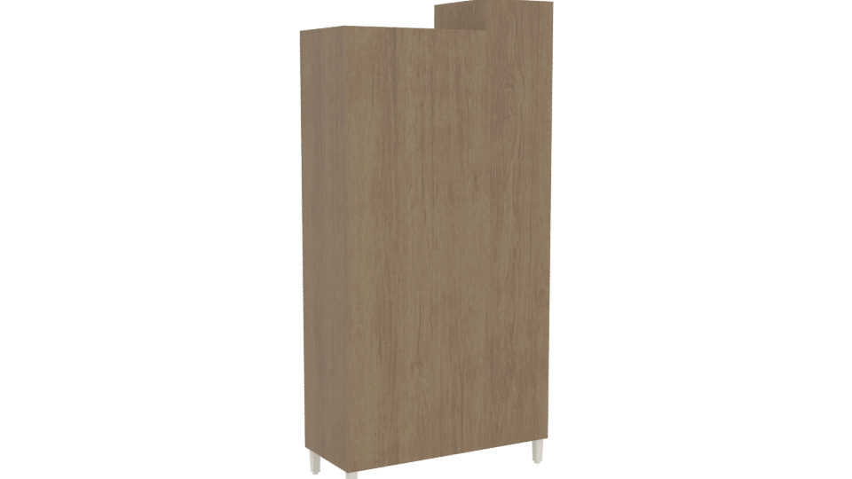 Modern Wooden Cabinet Model 3D - Professional 3D Model Render 4