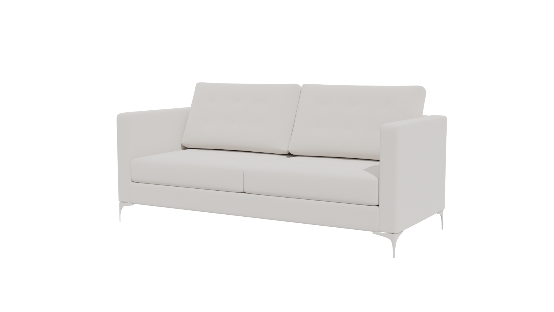 Modern Gray Sofa 3D Model - Professional 3D Model Render 4