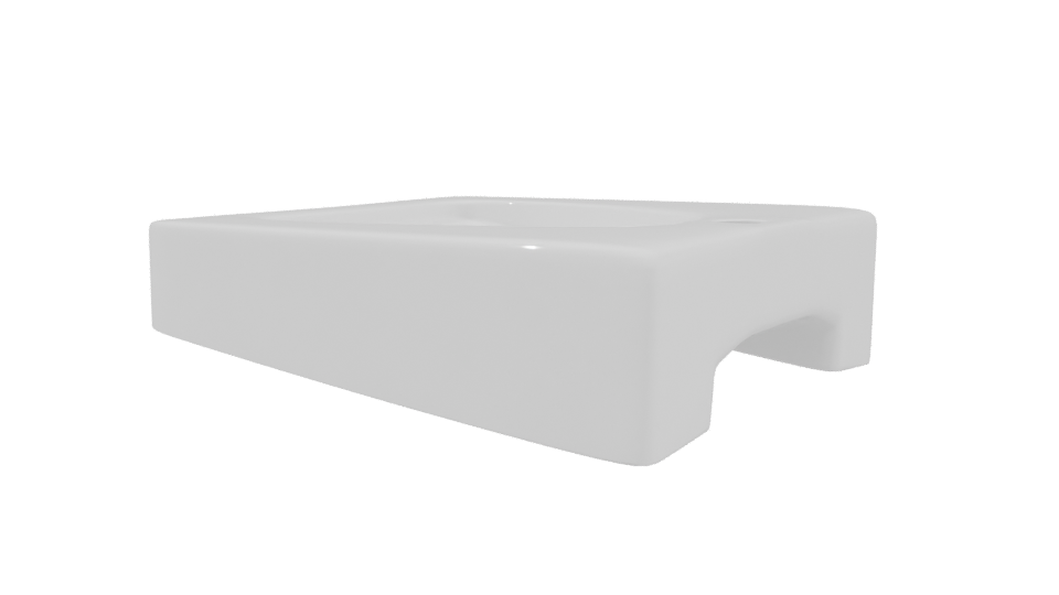 Sleek Modern Wash Basin 3D Model - Professional 3D Model Render 3