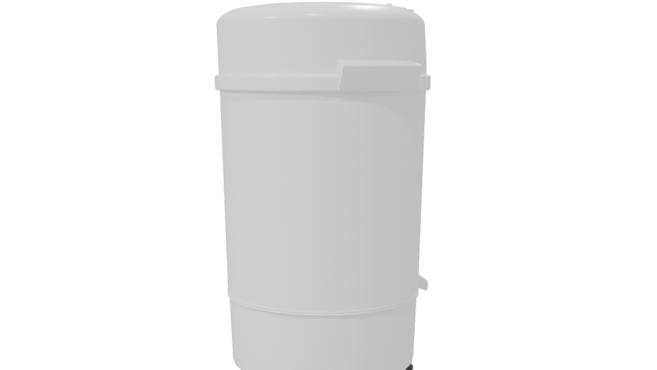 Sleek Modern Waste Bin 3D Model - Professional 3D Model Render 7