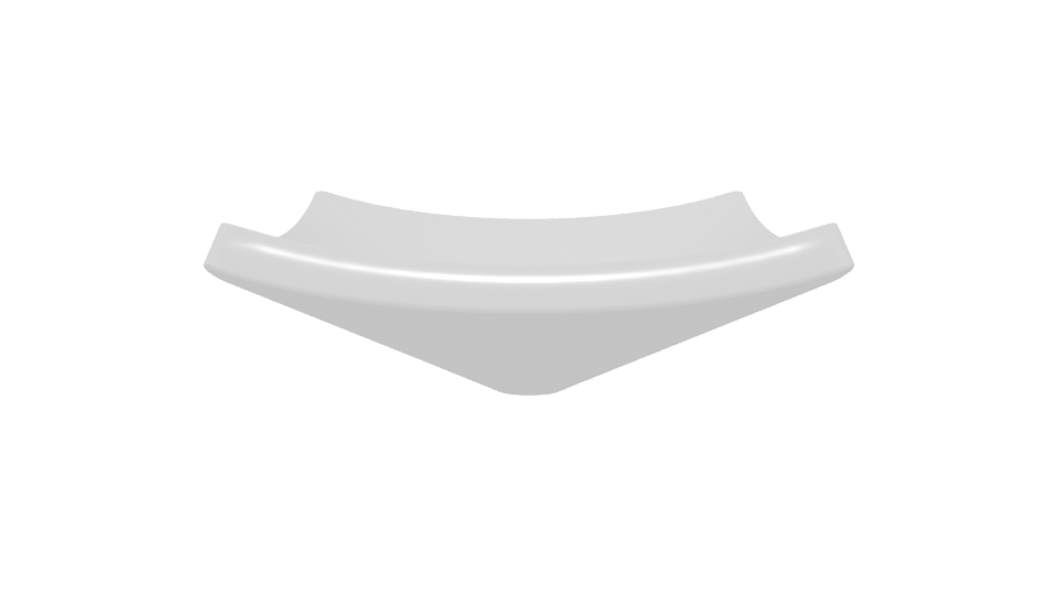 Stylized Decorative Wall Tray 3D - Professional 3D Model Render 5