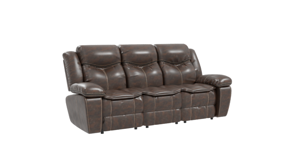 Stylish Leather Sofa 3D Model - Professional 3D Model Render 10