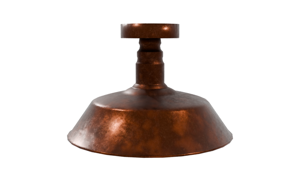 Vintage Copper Kitchen Weighing Scale 3D Model - Professional 3D Model Render 10