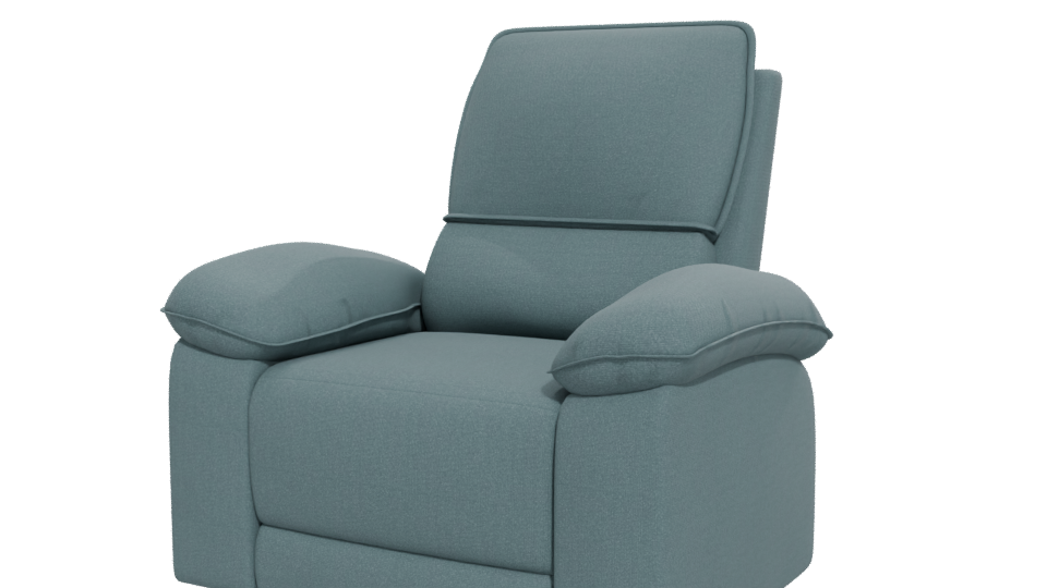 Reclining Armchair 3D Model - Professional 3D Model Render 12