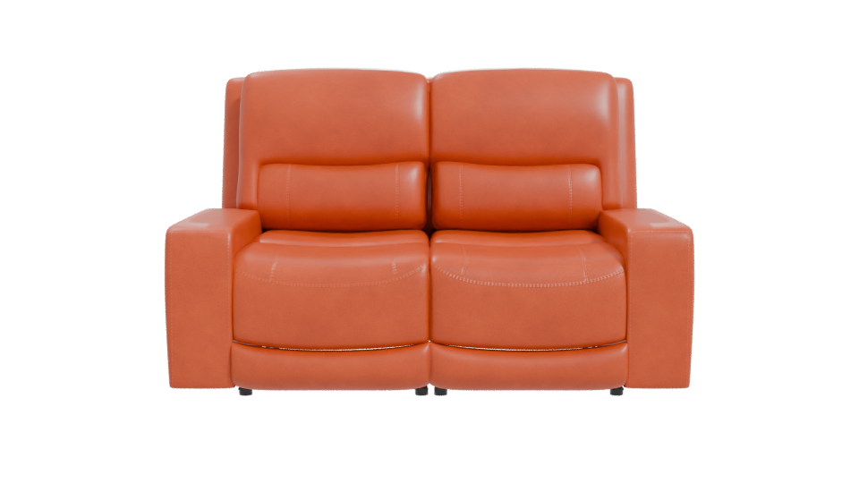 Stylish Reclining Love Seat 3D - Professional 3D Model Render 11