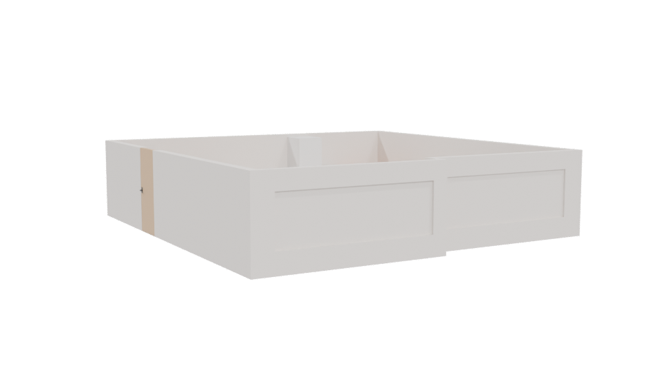 Stylish Minimalist Bedroom 3D Model - Professional 3D Model Render 4
