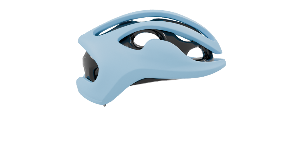 Lightweight Modern Bicycle Helmet 3D Model - Professional 3D Model Render 8