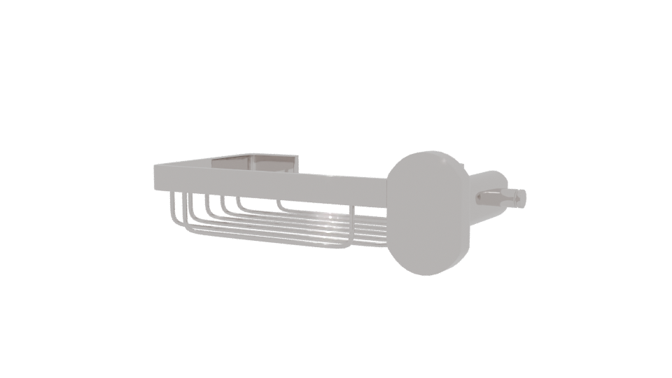 Wall-Mounted Shower Basket 3D - Professional 3D Model Render 6