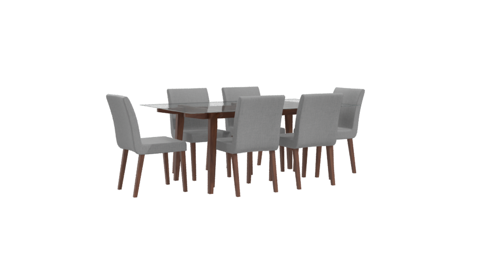 Stylish Dining Table Set 3D - Professional 3D Model Render 10