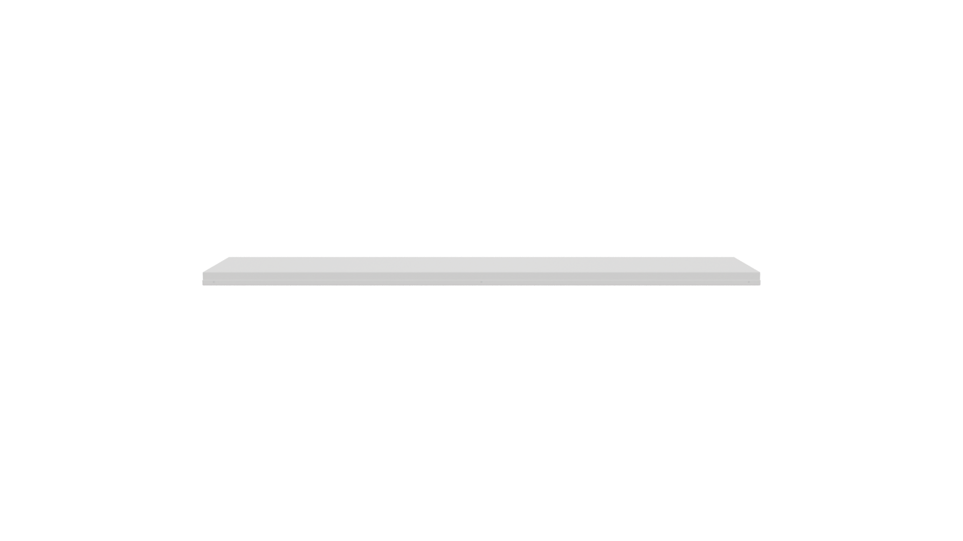 Minimalist Flat Shelf 3D Model - Professional 3D Model Render 26