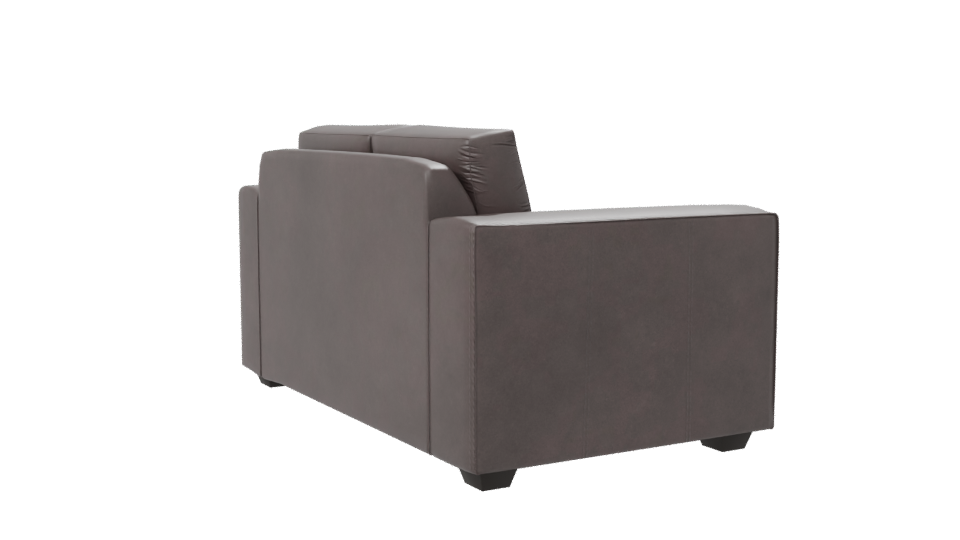 Brown Two-Seat Sofa 3D Model - Professional 3D Model Render 7
