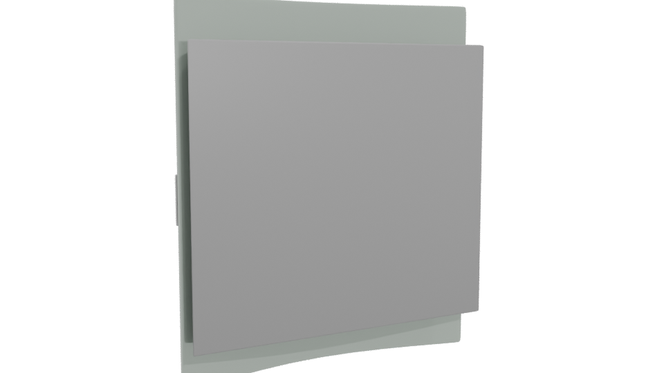 Stylized Metallic Shield 3D Model - Professional 3D Model Render 4