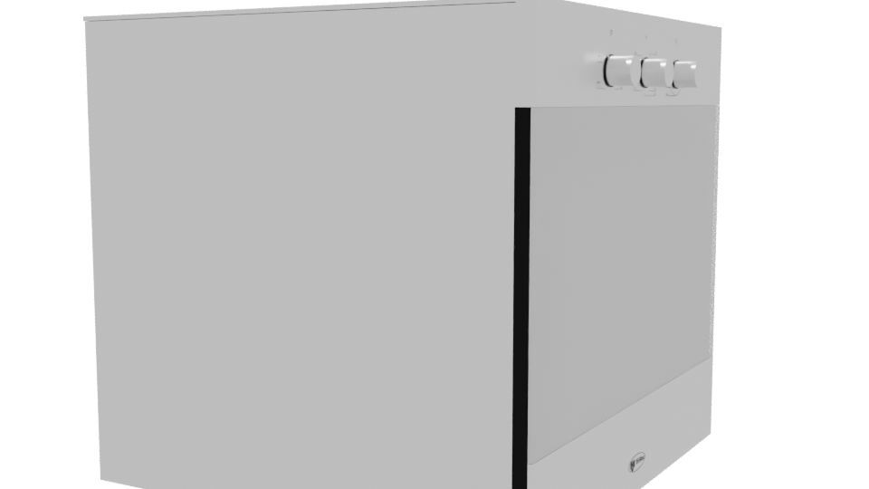 Sleek Modern Kitchen Oven 3D - Professional 3D Model Render 9