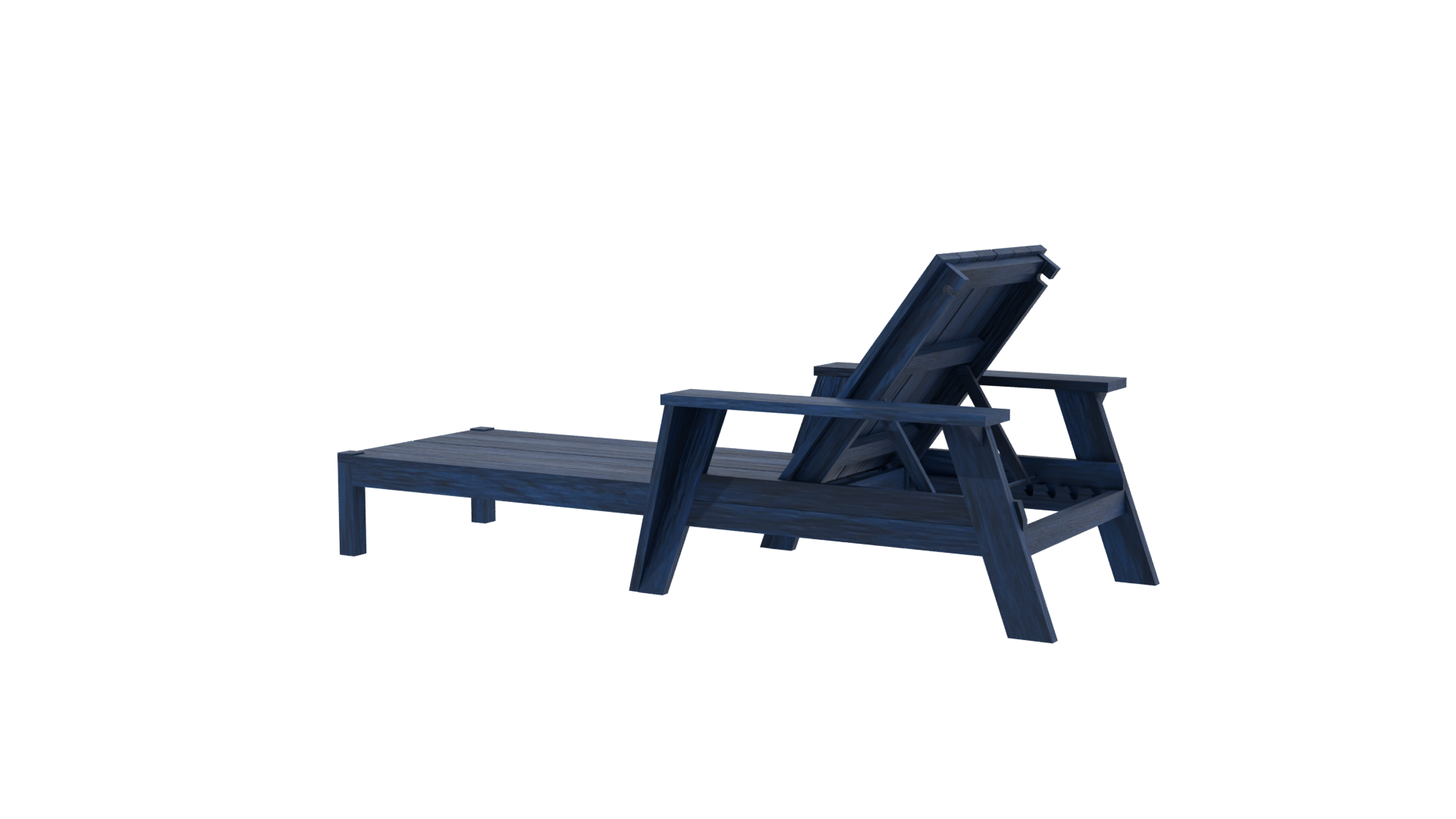 Stylish Outdoor Lounge Chair 3D - Professional 3D Model Render 3