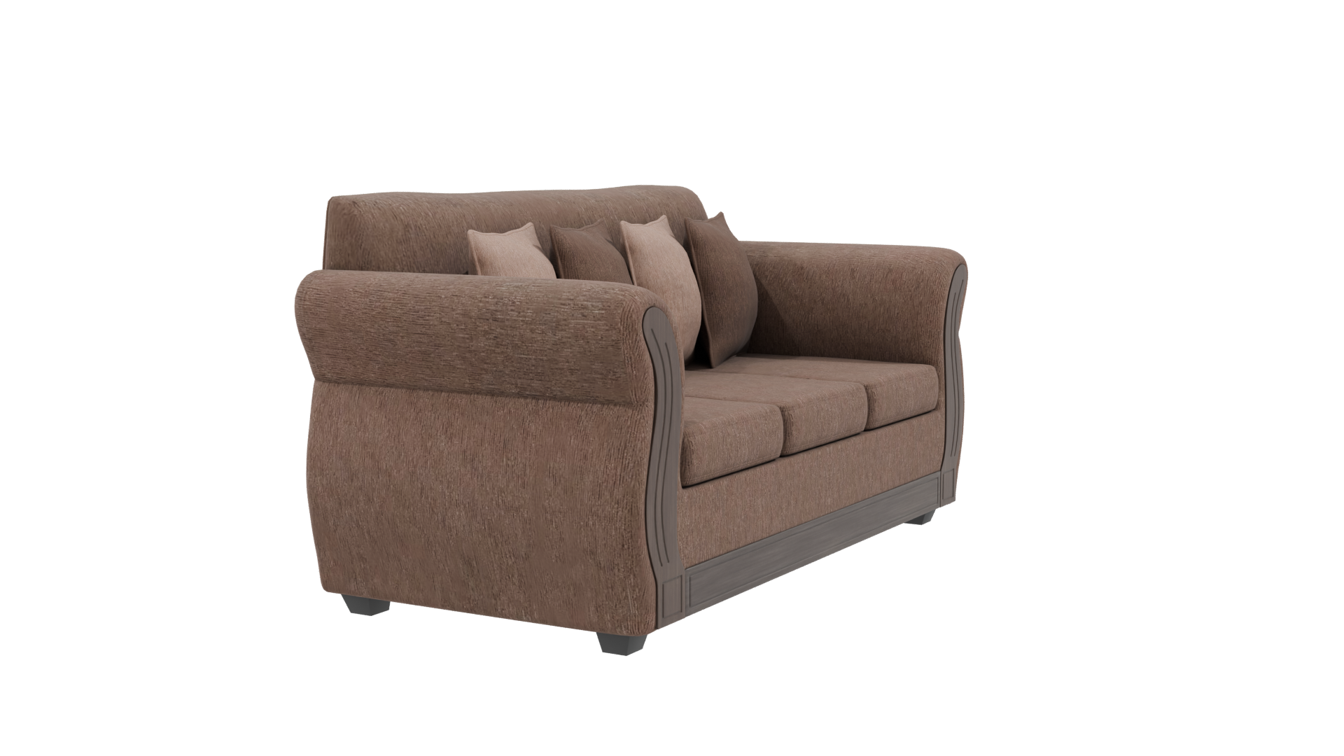 Essenza David-S Three-Seat Sofa 3D - Professional 3D Model Render 9