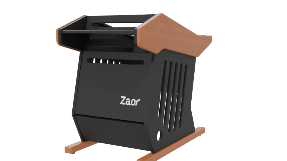 Stylish Shopping Cart 3D Model - Professional 3D Model Render 6