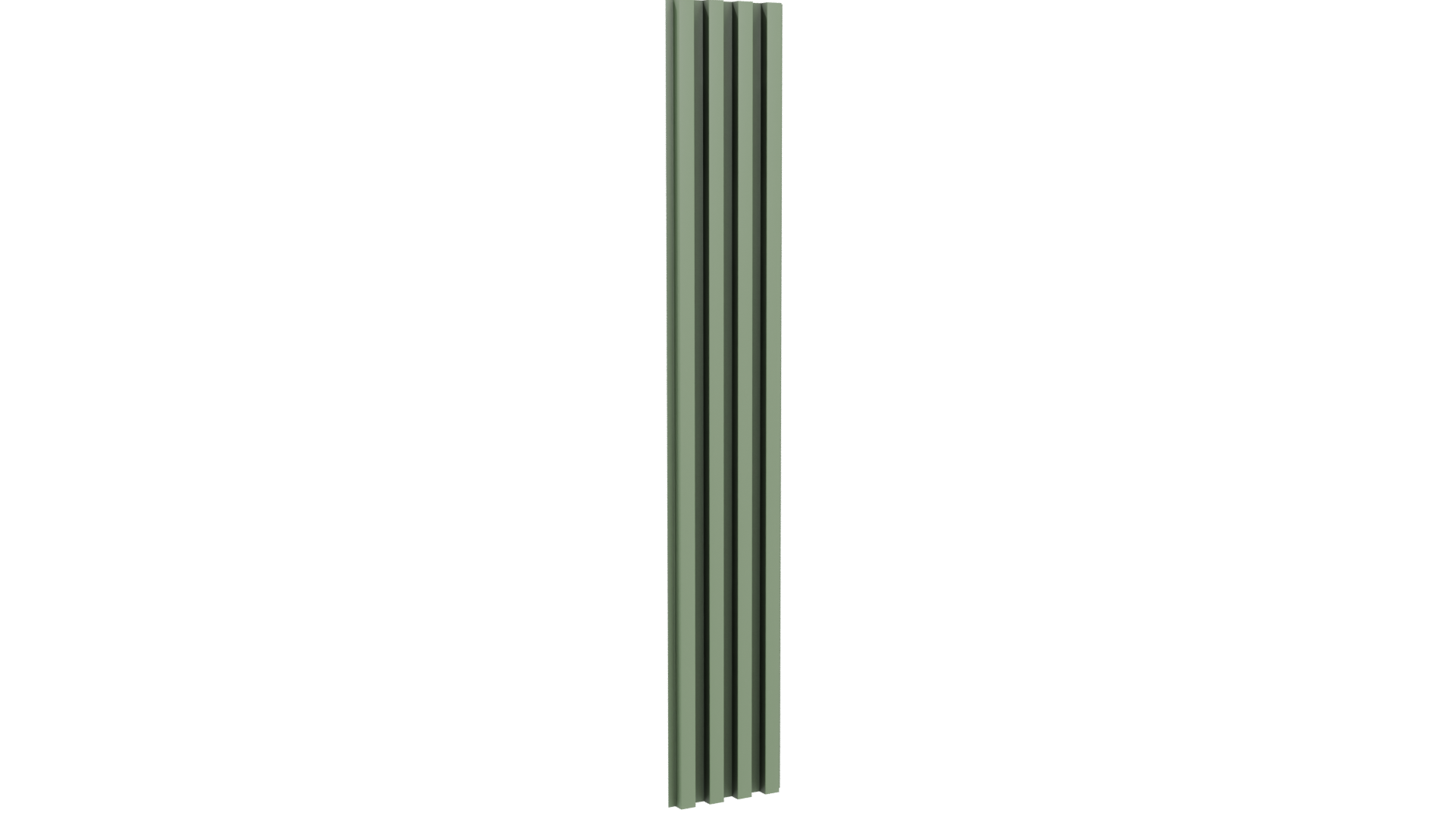 Stylized Vertical Panel Design 3D Model - Professional 3D Model Render 4