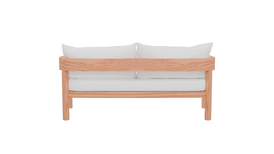 Modern Sofa 3D Model - Professional 3D Model Render 5