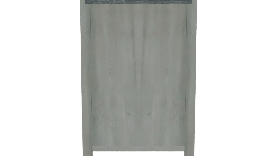 Contemporary Vertical Drawer Cabinet 3D Model - Professional 3D Model Render 5