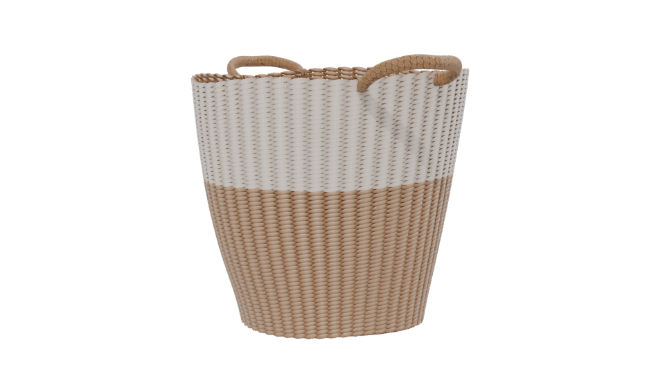 Stylish Woven Storage Basket 3D Model - Professional 3D Model Render 13
