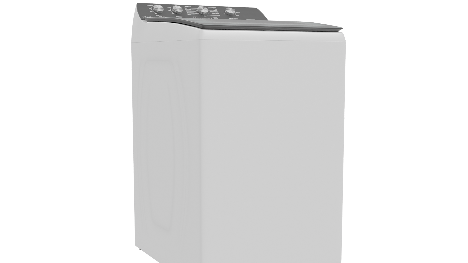 Top-Load Washing Machine 3D Model - Professional 3D Model Render 10