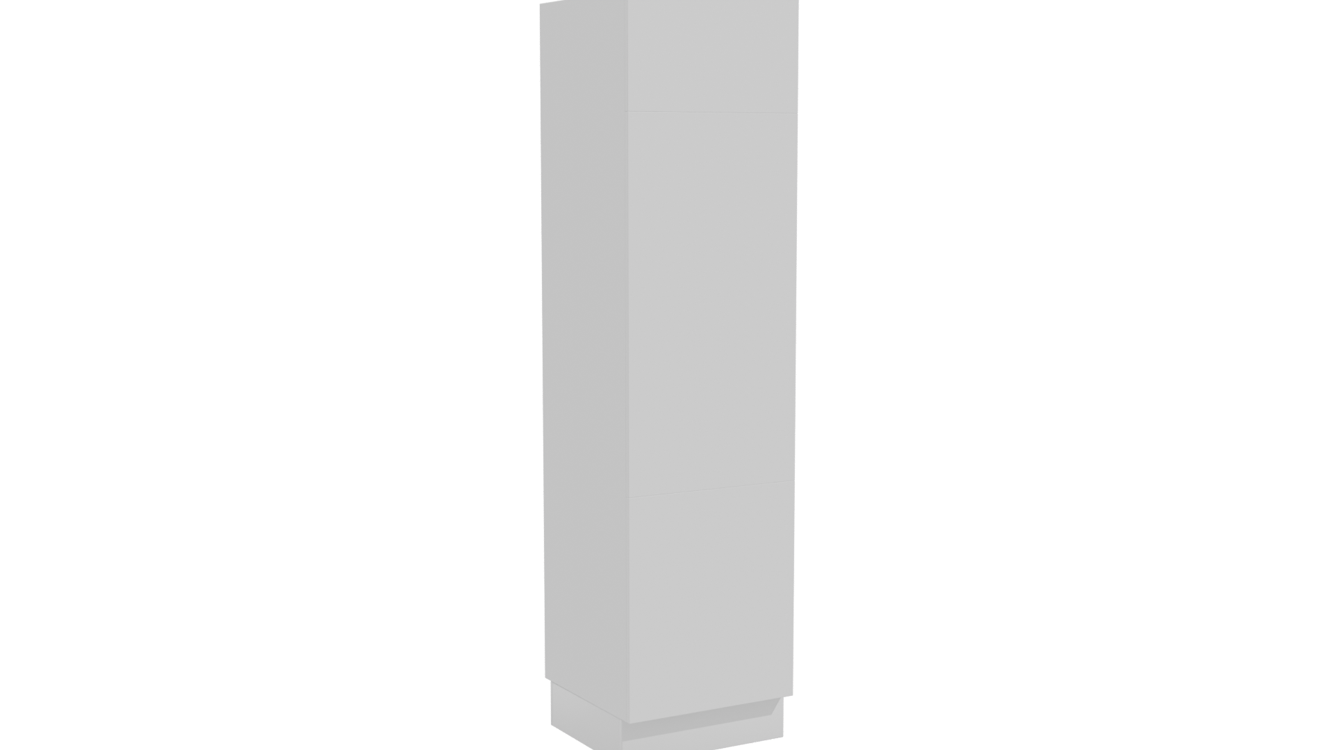Minimalist Wooden Column Model - Professional 3D Model Render 10