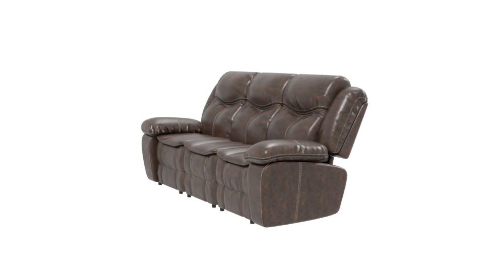 Stylish Leather Sofa 3D Model - Professional 3D Model Render 13